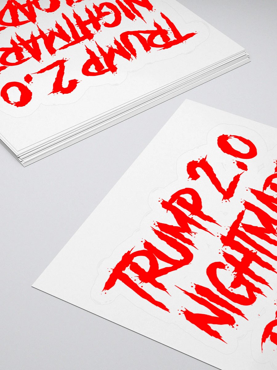 Trump 2.0 Nightmare Reloaded Sticker product image (11)
