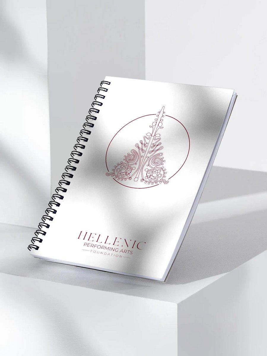 Hellenic Symmetry Spiral Notebook product image (3)