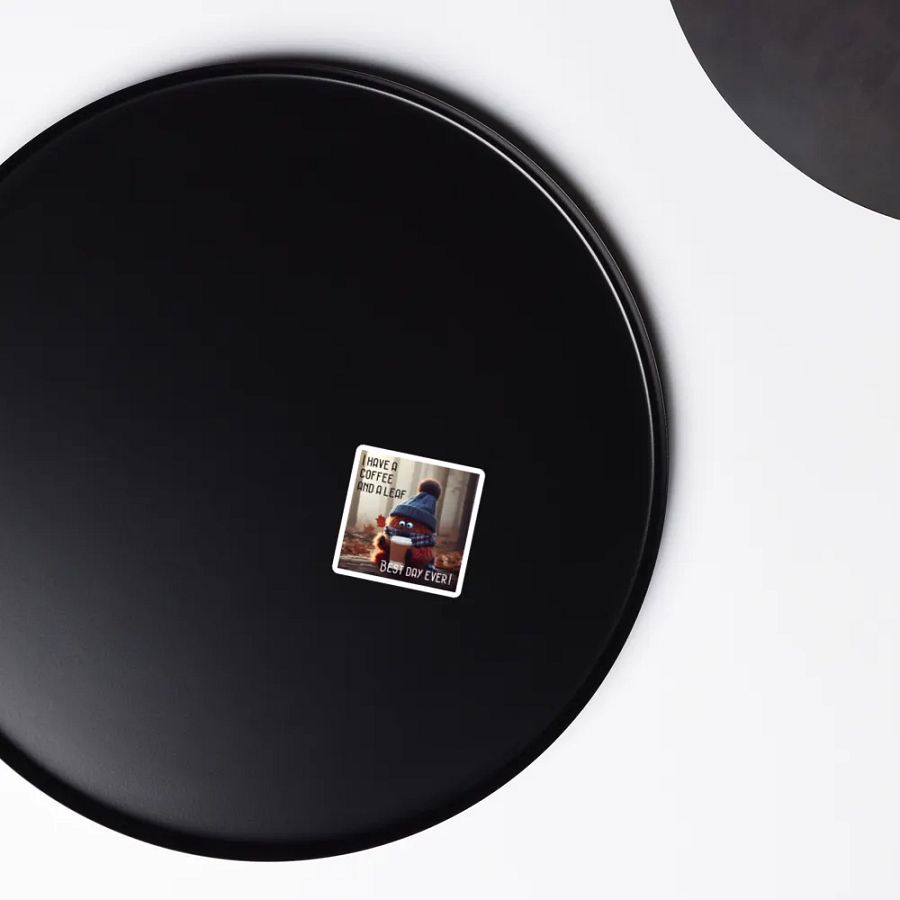 Coffee and Leaf Die-Cut Magnet product image (6)