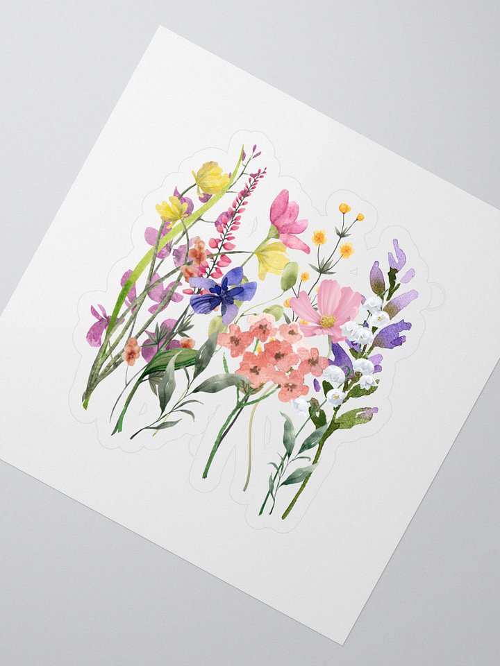 Floral Fantasy Kiss Cut Stickers product image (2)