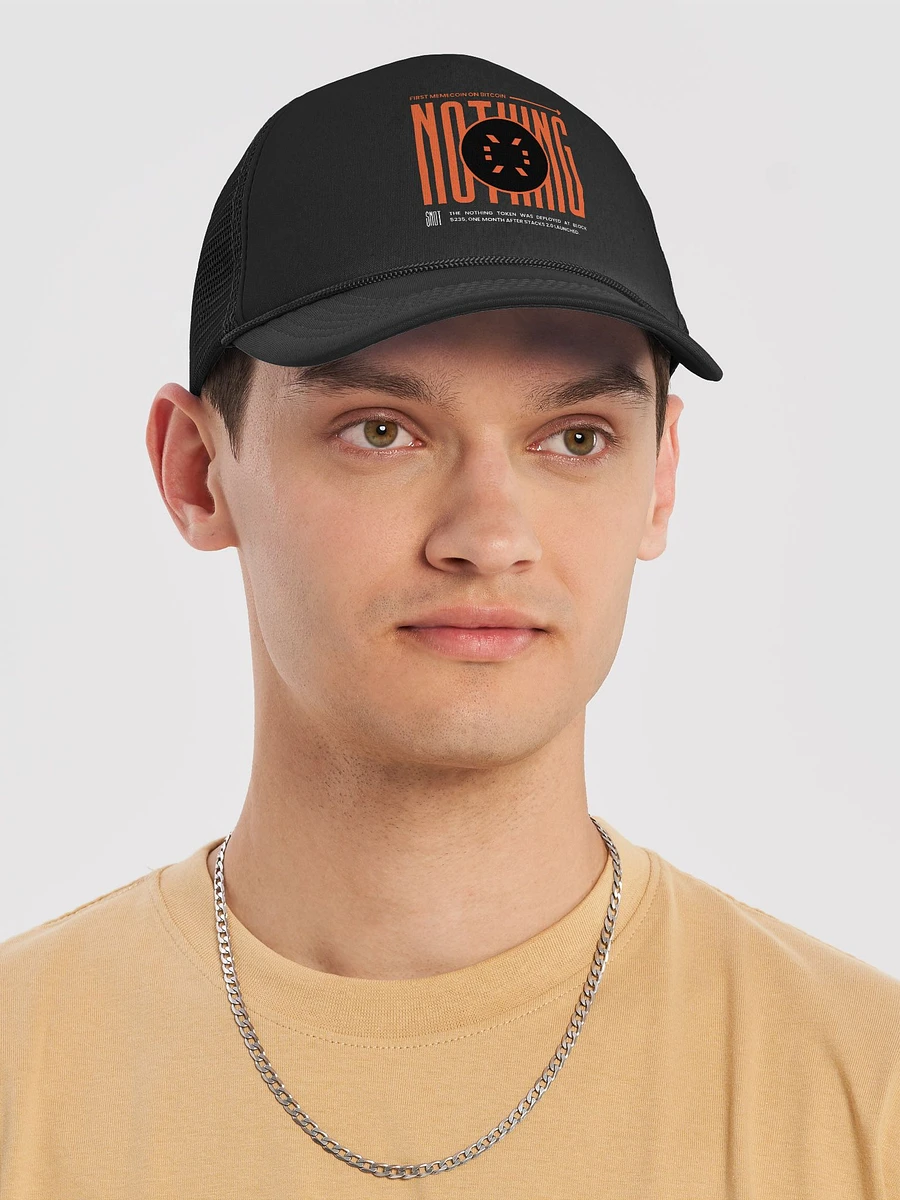 First memecoin on BTC: $NOT - Foam Trucker Hat product image (5)