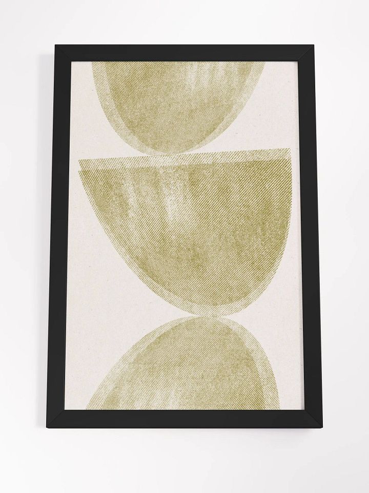 Symmetric Serenity Framed Poster | Modern Minimalist Wall Art product image (2)