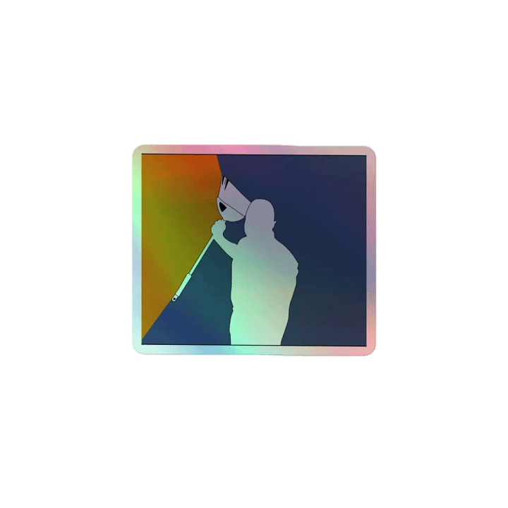 Sweeper Flag Holo Sticker *Online Only* product image (1)