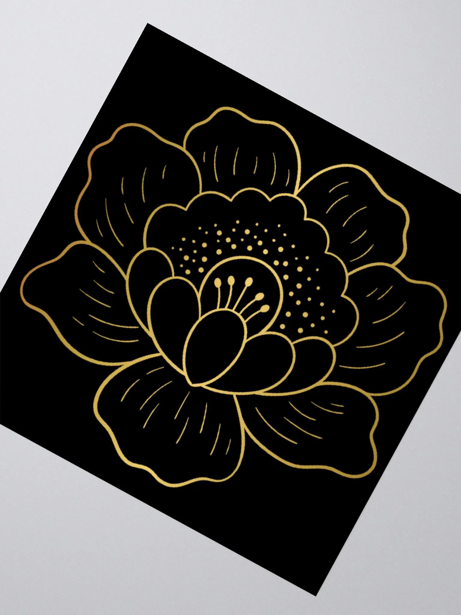 InnerBloom Black Sticker product image (3)