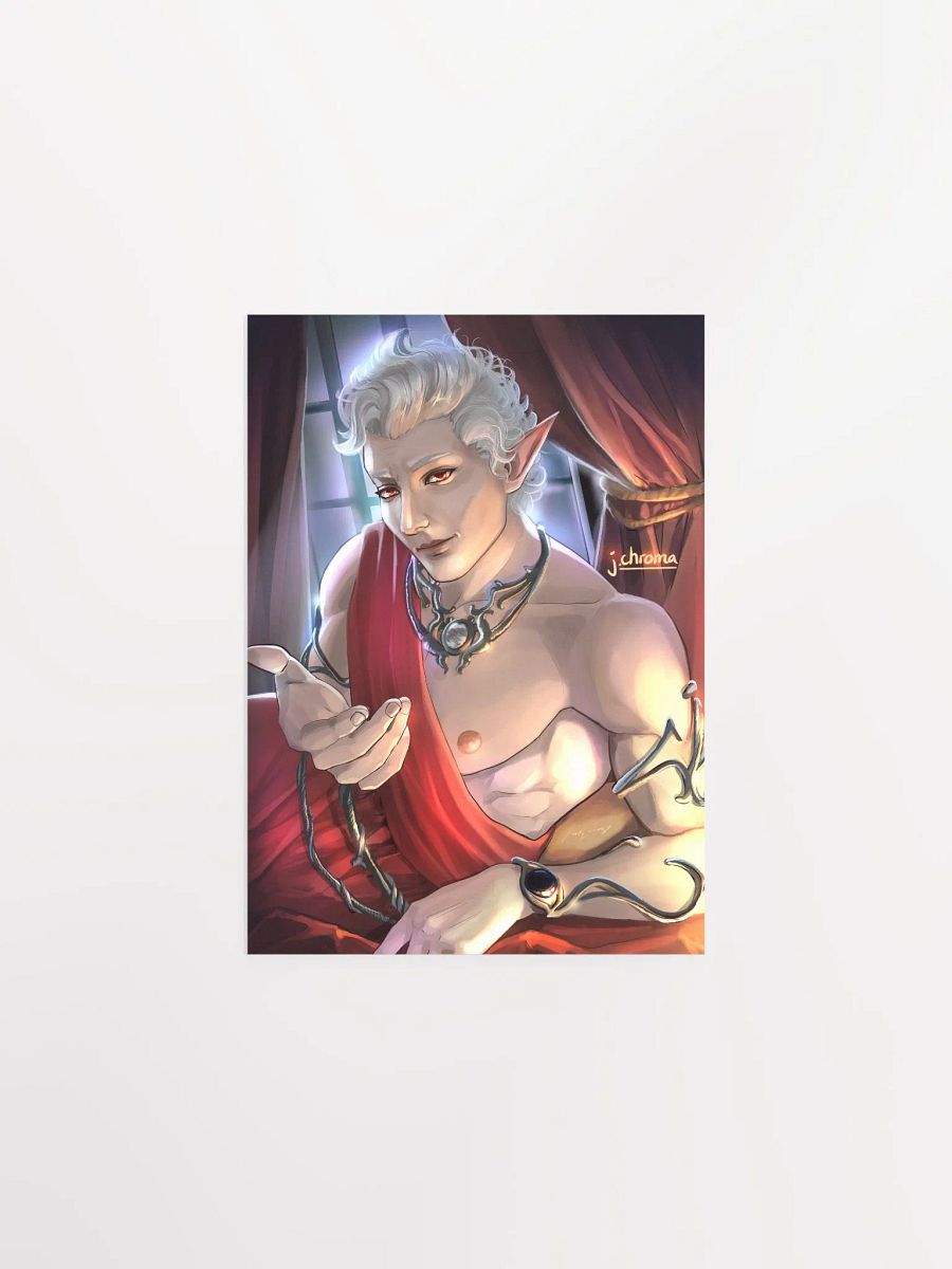 Vampire Valentine - Romantic Pinup Game Fanart - Art by CosmicChroma product image (1)