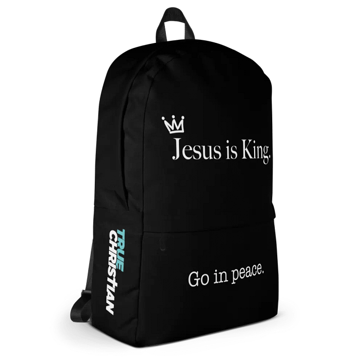 Jesus is King Backpack product image (1)