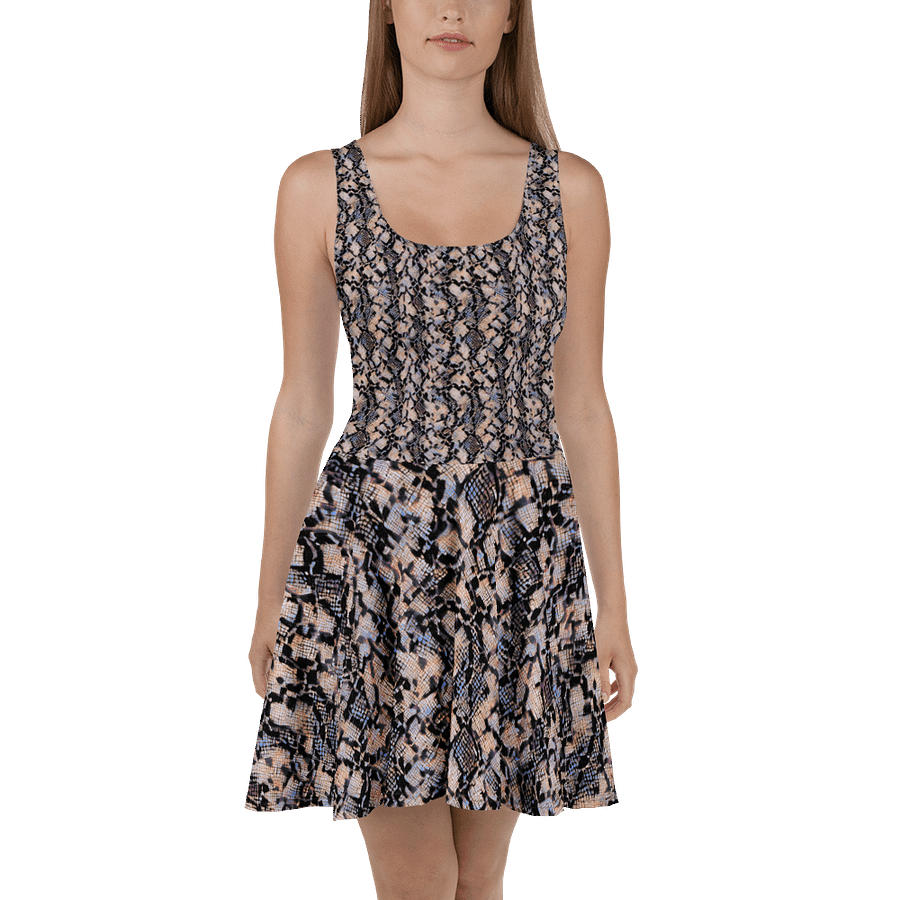 Best Snake Skin Skater Dress product image (2)