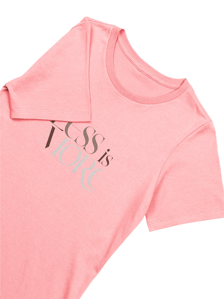 Less Is More Tee, Relaxed Fit Gift, Minimalist Women’s Shirt product image (2)