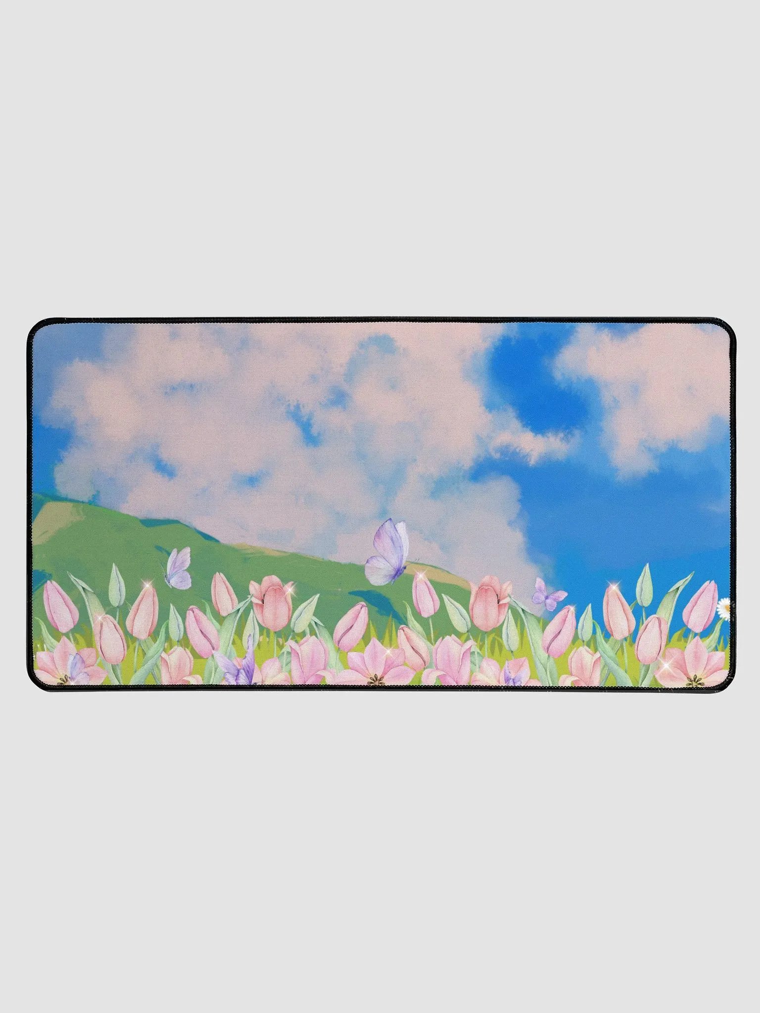 Tulip Field Desk Mat product image (1)