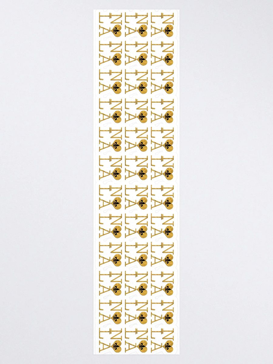 I LOVE NOLA **LEGACY STICKER** (GOLD WRAP FULL LONG) product image (3)