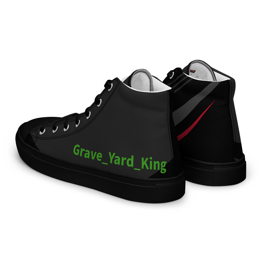 Grave_Yard_King Geometric High Top Canvas Shoes product image (5)