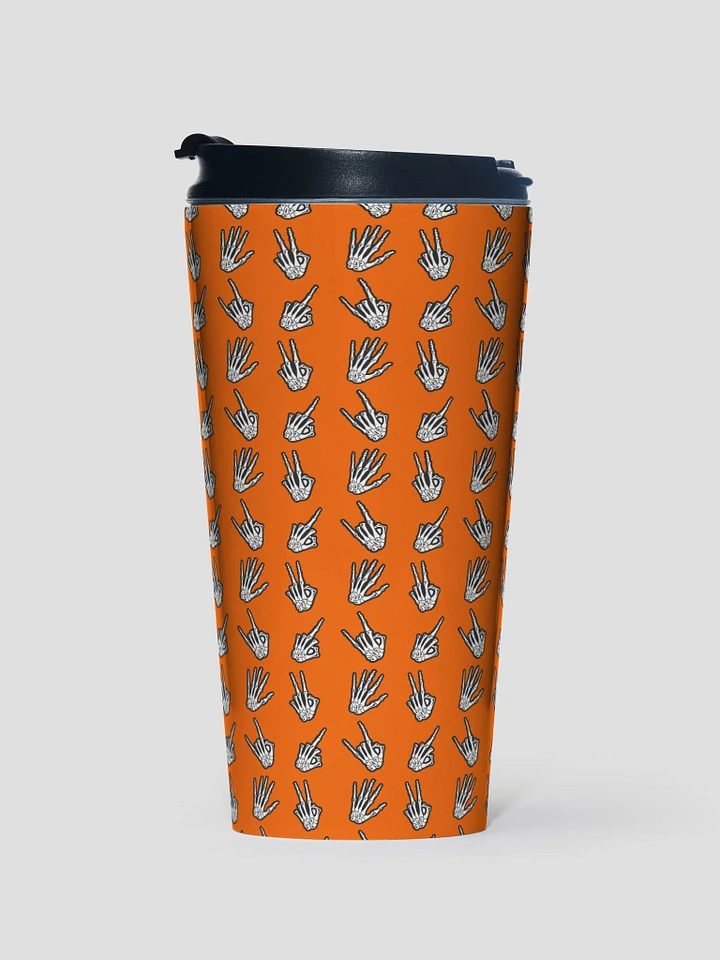 Bone Zone pattern travel mug product image (1)