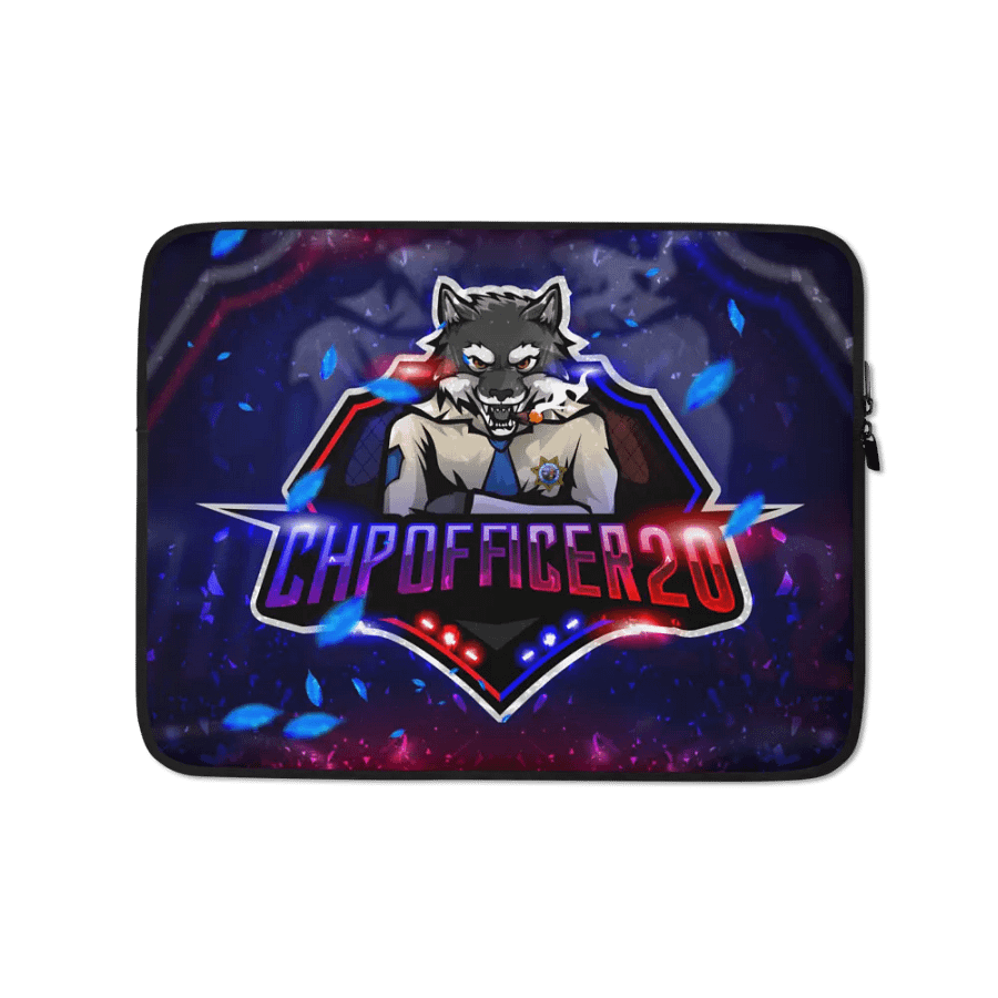 Neon Wolf Chief Laptop Sleeve product image (1)