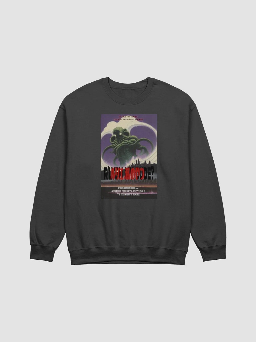 R'lyeh My Dude? Movie Poster Knitted Sweatshirt product image (1)