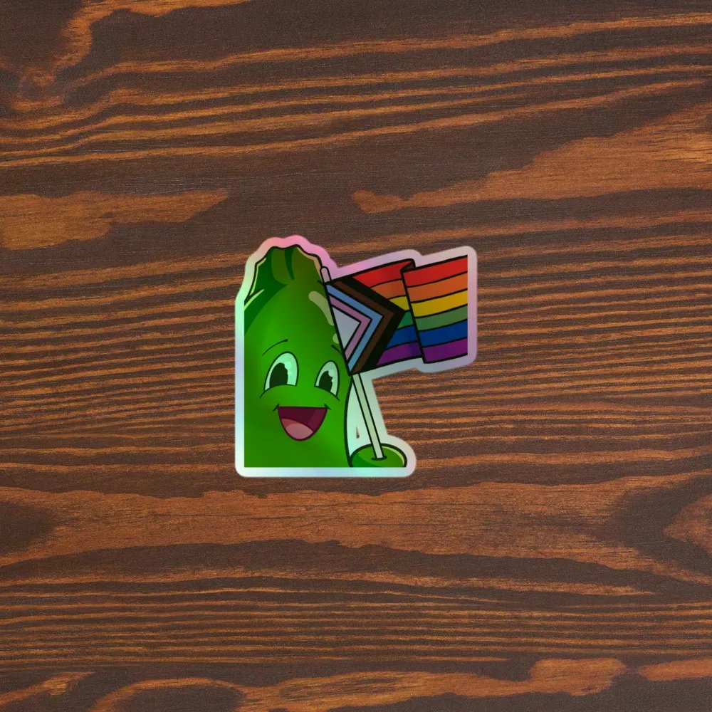 Zookini Holographic Pride Sticker product image (3)
