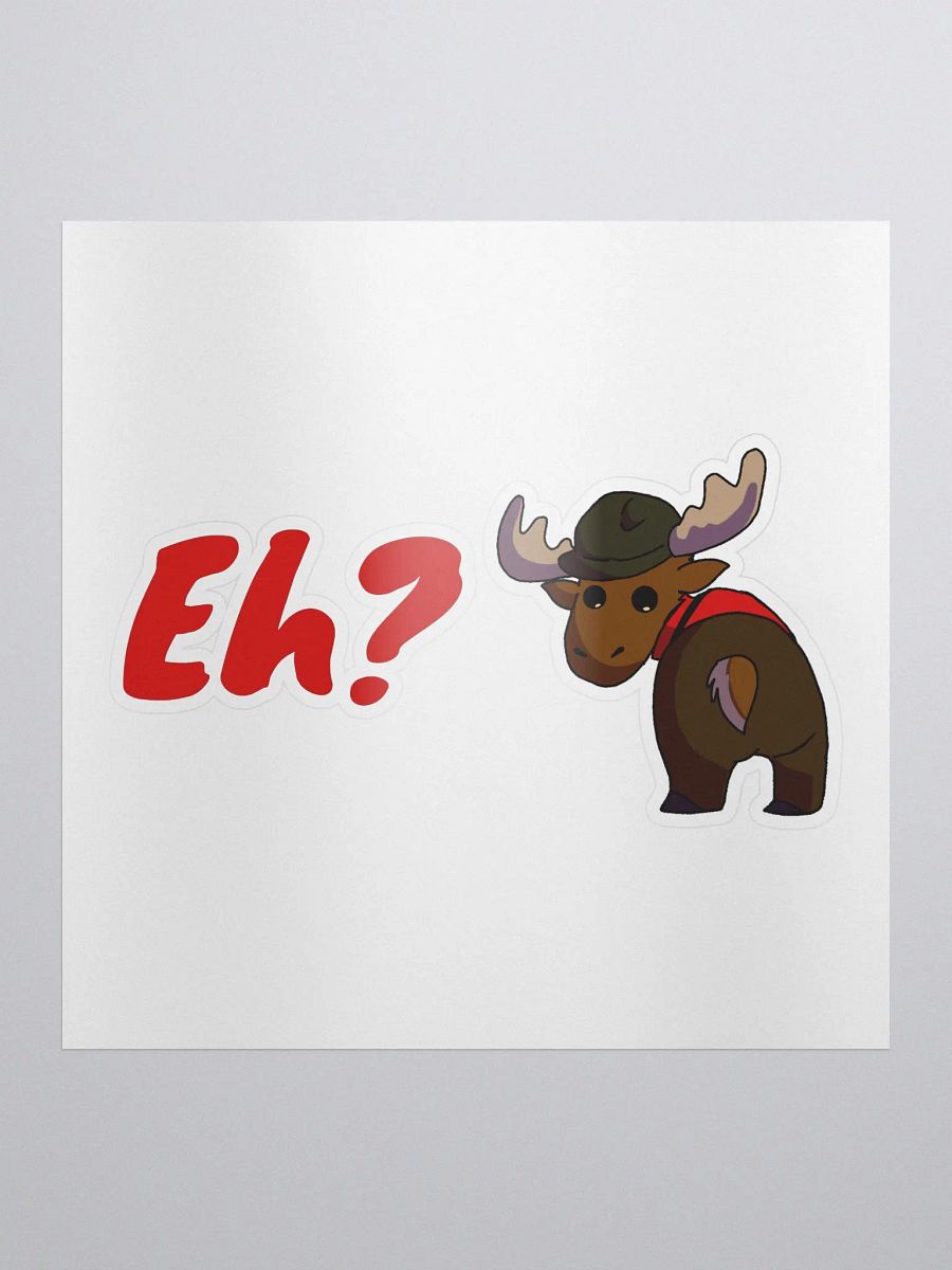 Mountie Moose Eh Sticker! product image (1)