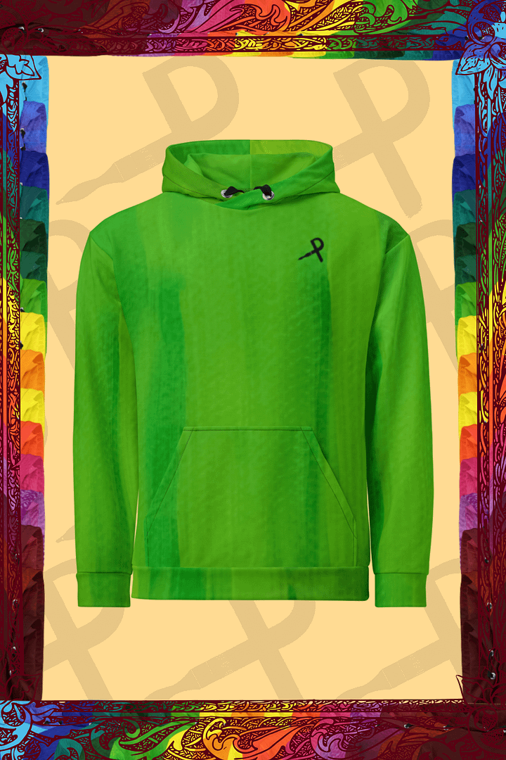 Green Spring Leaves Hoodie product image (1)
