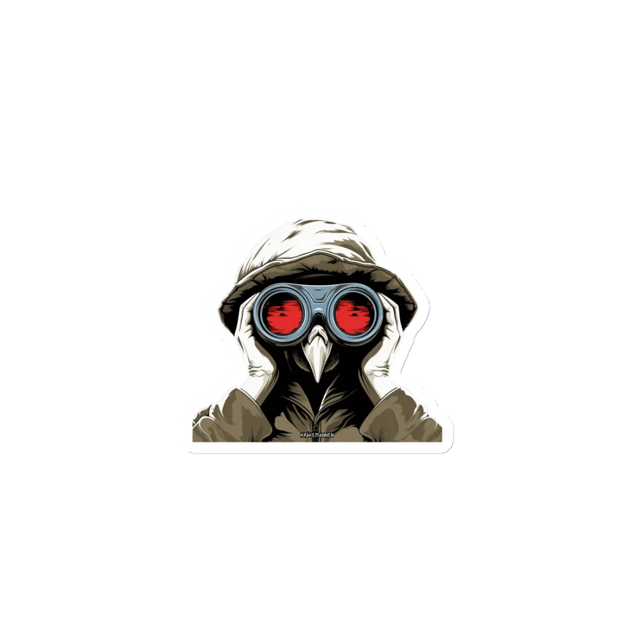 Premium Vinyl Magnet 🔴 Crow Man's Search product image (1)
