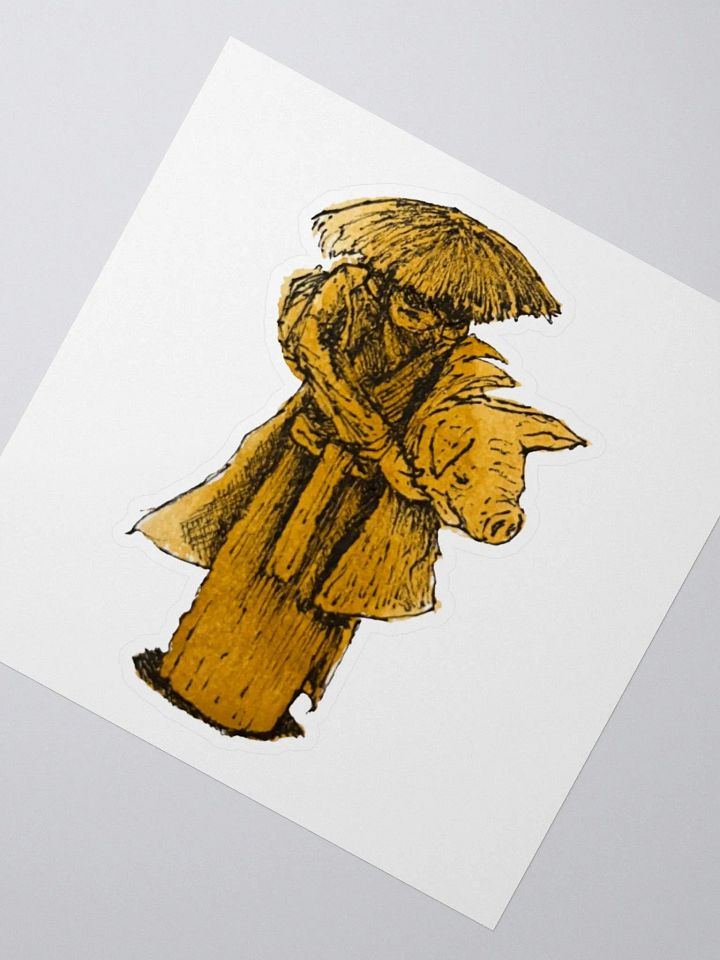 Watercolour Blobs Sticker- Yellow Ochre product image (2)