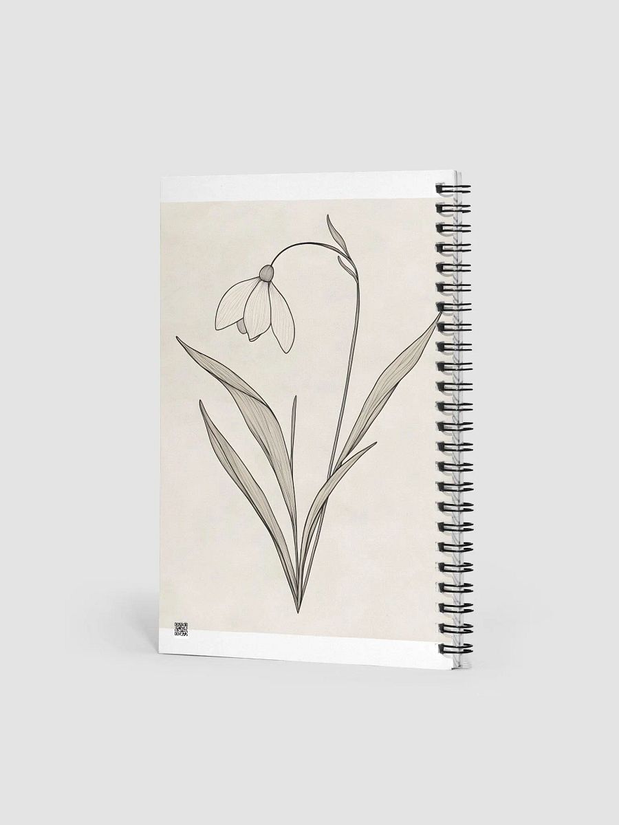 Snowdrop Notebook product image (2)