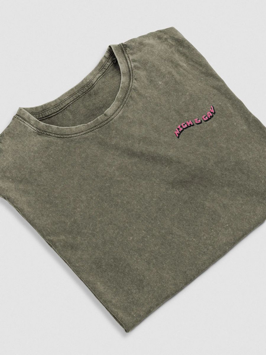 High and Gay denim tee product image (1)