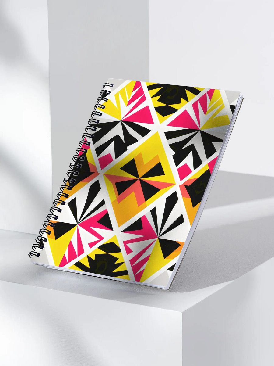 Kaleidoscopic Geometric Dreams Spiral Notebook product image (3)