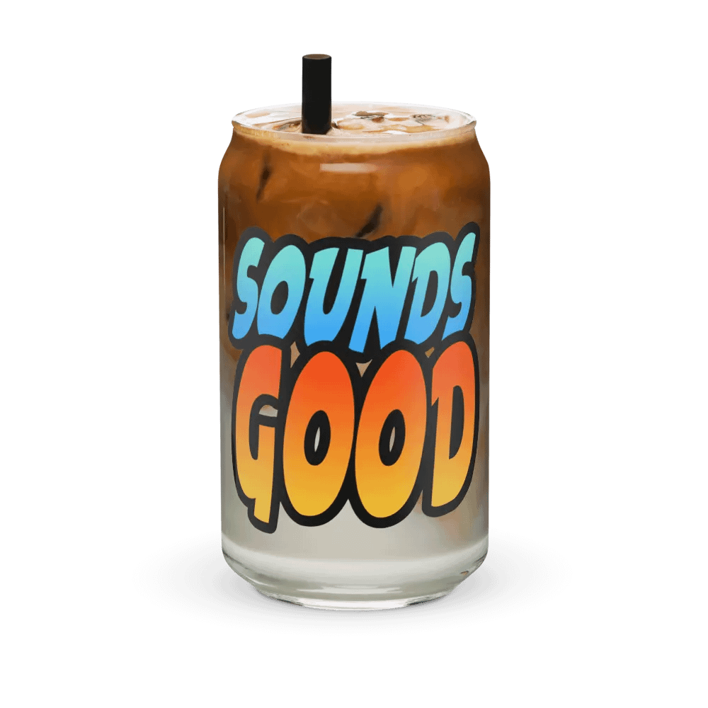 Sounds Good Can-Shaped Glass product image (6)