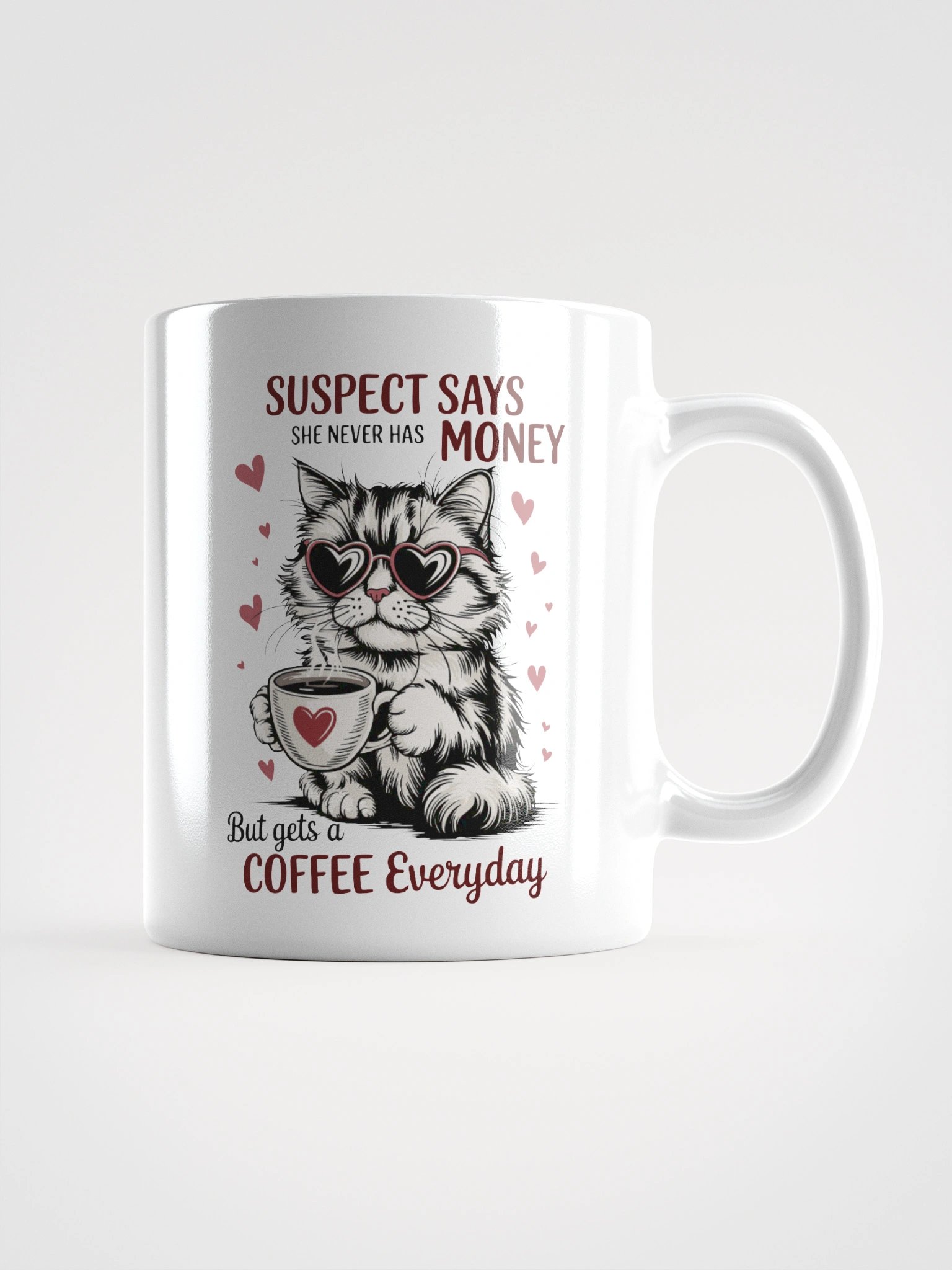 Suspect Says No Money Mug product image (1)