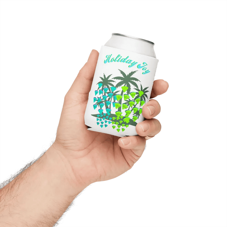 Tropical Holiday Joy Coozie Can Cooler product image (5)