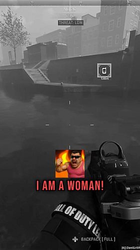 I am a woman! 💪😏

#cod #dmz #gamingcomedy #funnygaming #fyp #trolling #warzone #gaminghumor