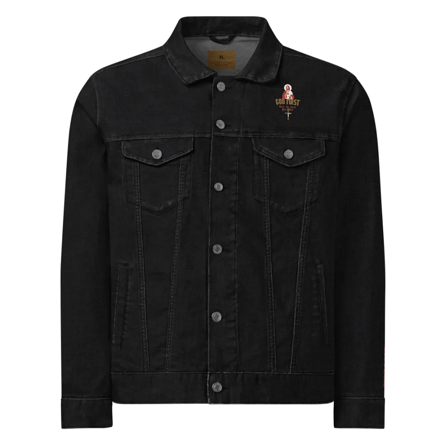 Divine Denim: GOD FIRST Jacket product image (1)
