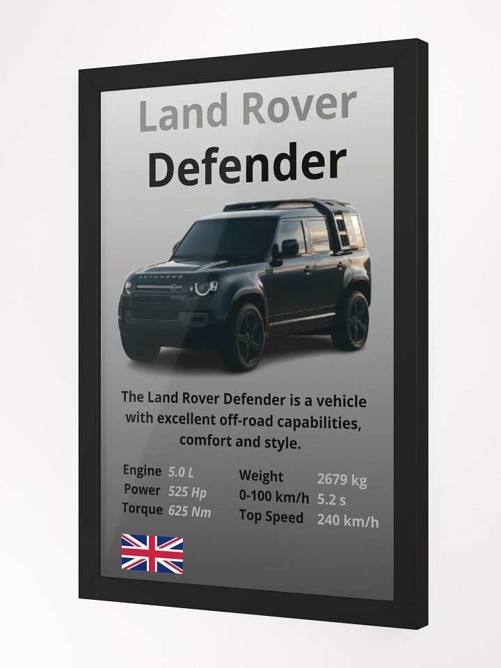 Land Rover Defender Wall Poster product image (2)