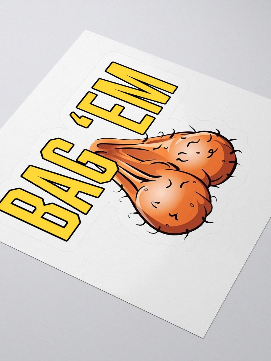b1azed Bag 'Em kiss cut stickers – custom shapes with easy peeling product image (3)