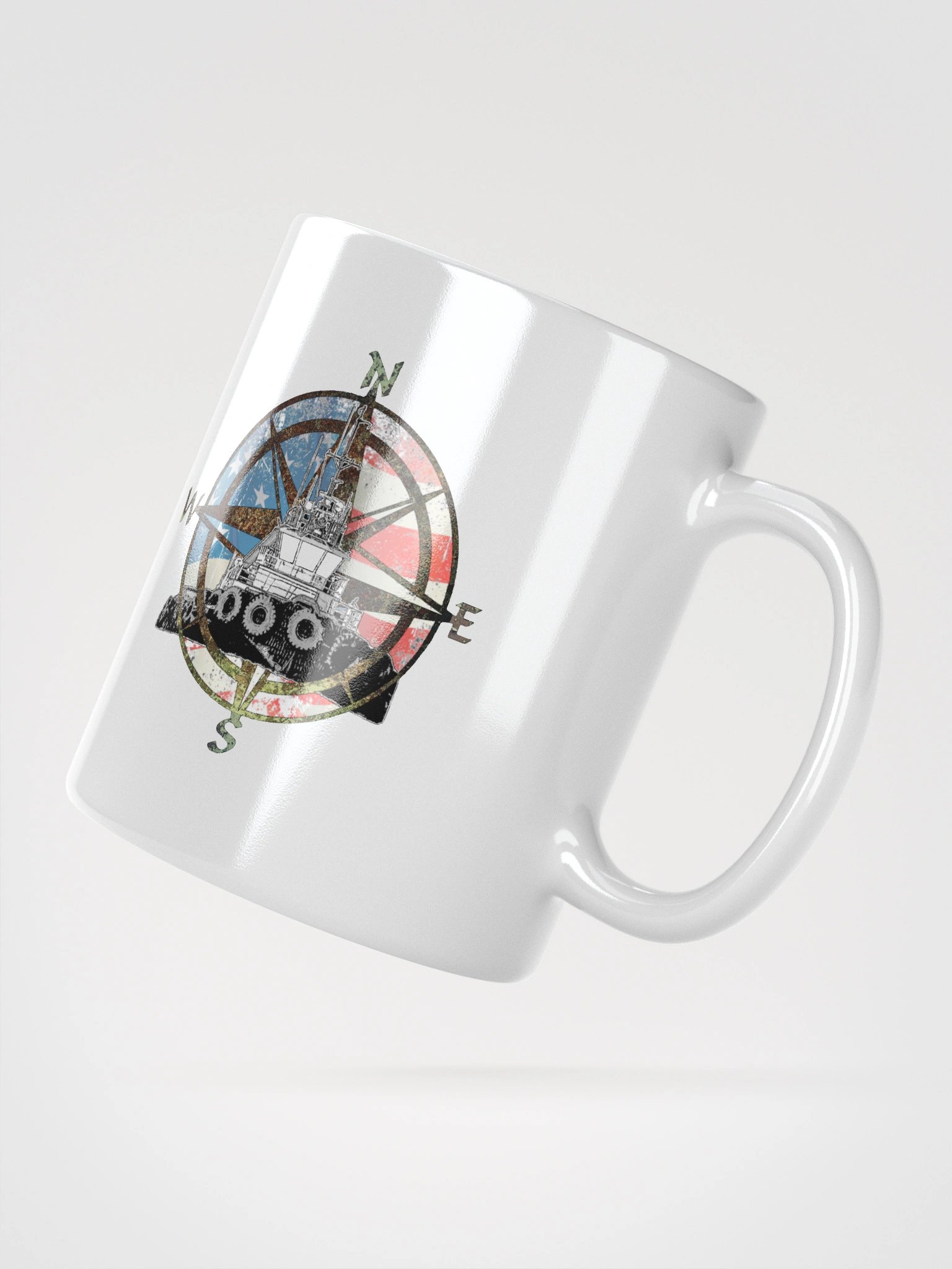 Compass Rose Marshall Foss & Flage Mug 11oz, 15oz, & 20oz product image (3)