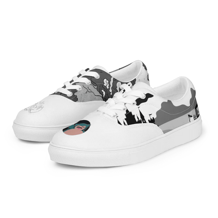Women's A Step In The Past Lace-Up Canvas Shoes product image (8)