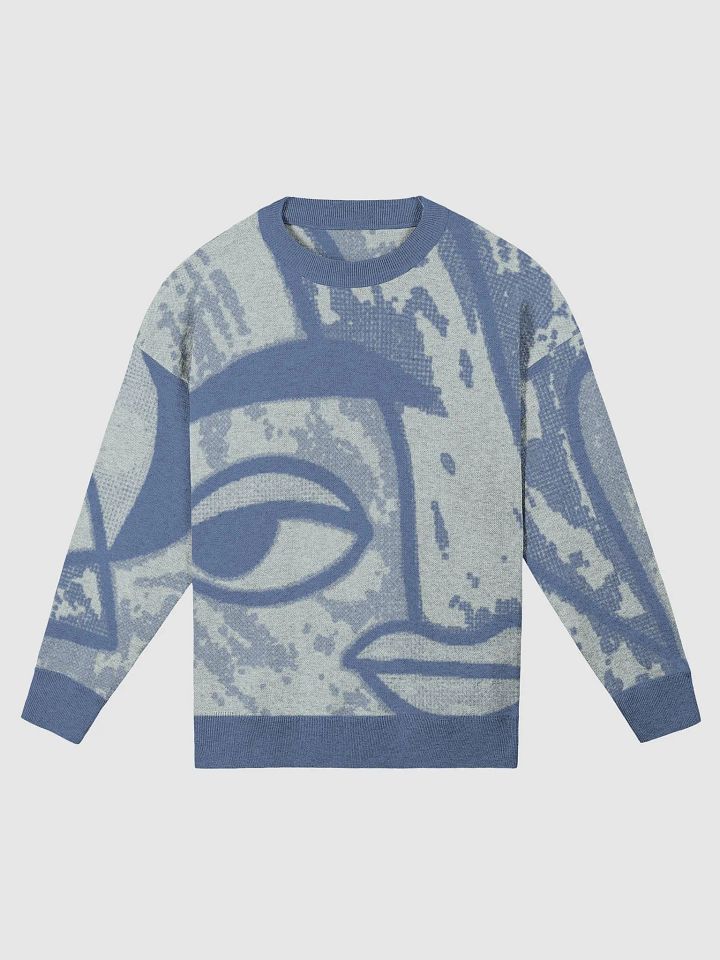 Mystic Sight Knit Sweater - Blue product image (1)