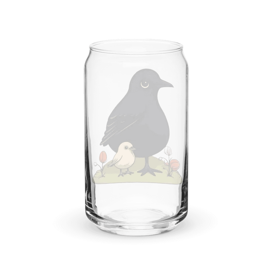 Can-Shaped Glass 🖤 Adorable Feathered Friends product image (38)