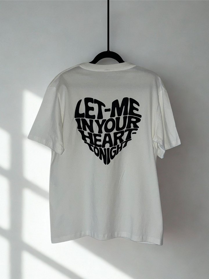 Let Me In Your Heart Tonight. Puff Print product image (1)