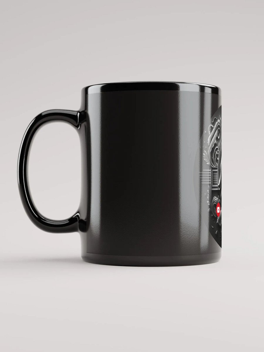Mystical Monogram Black Glossy Mug product image (12)