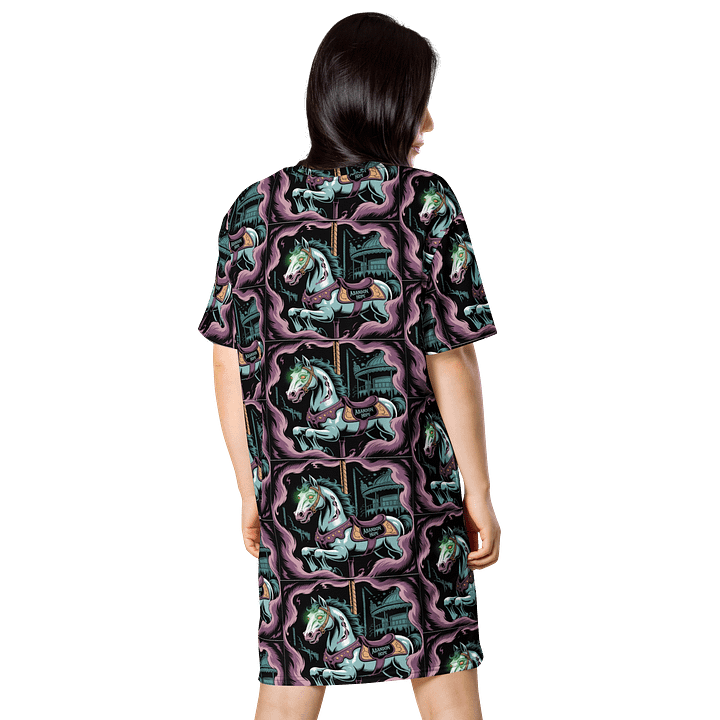 Midnight Veil Designs Gothic Fantasy Carousel T-Shirt Dress - All-Over Print product image (2)
