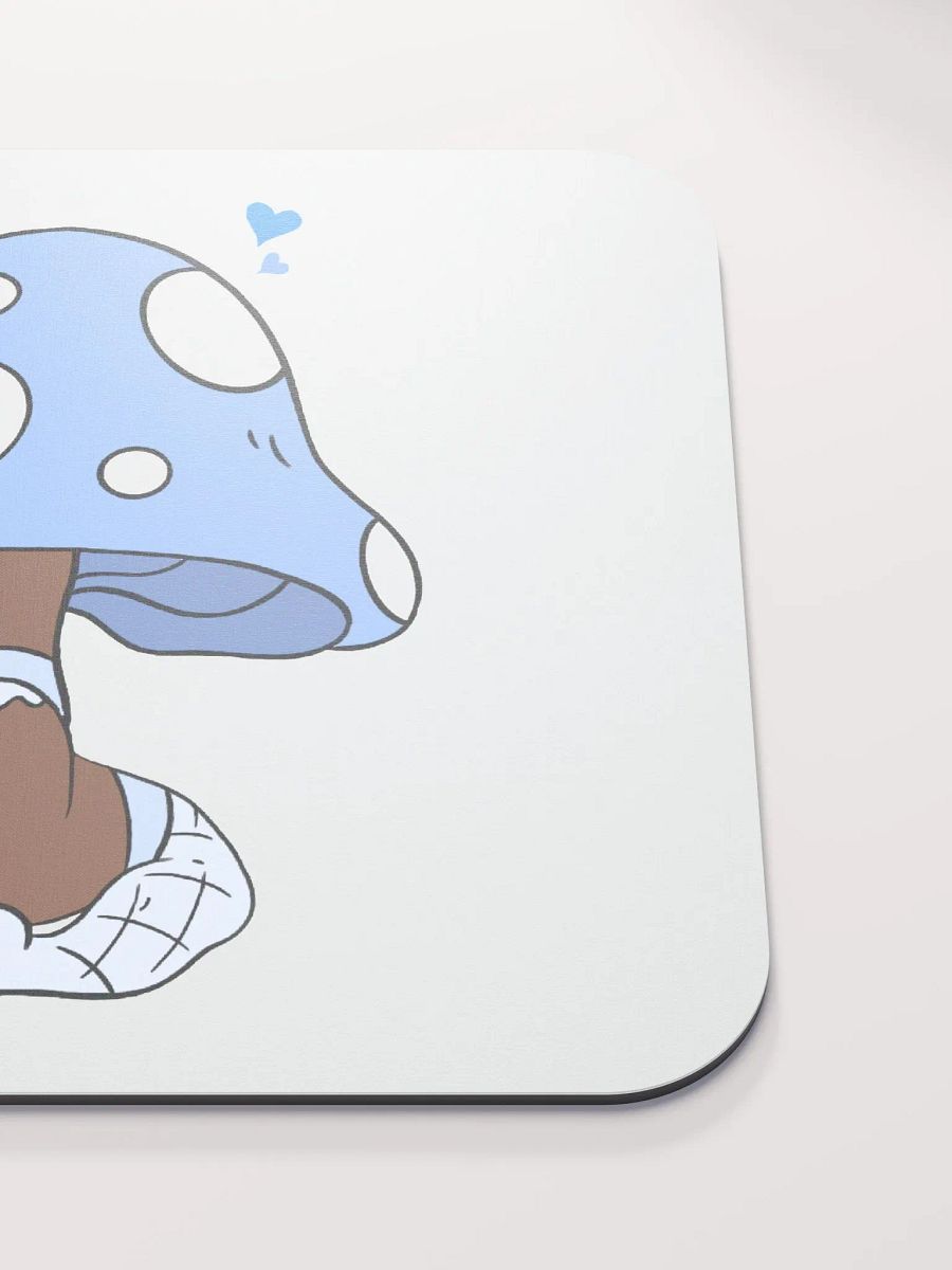 Mushroom Baddie Desk Mat - Light Blue product image (5)