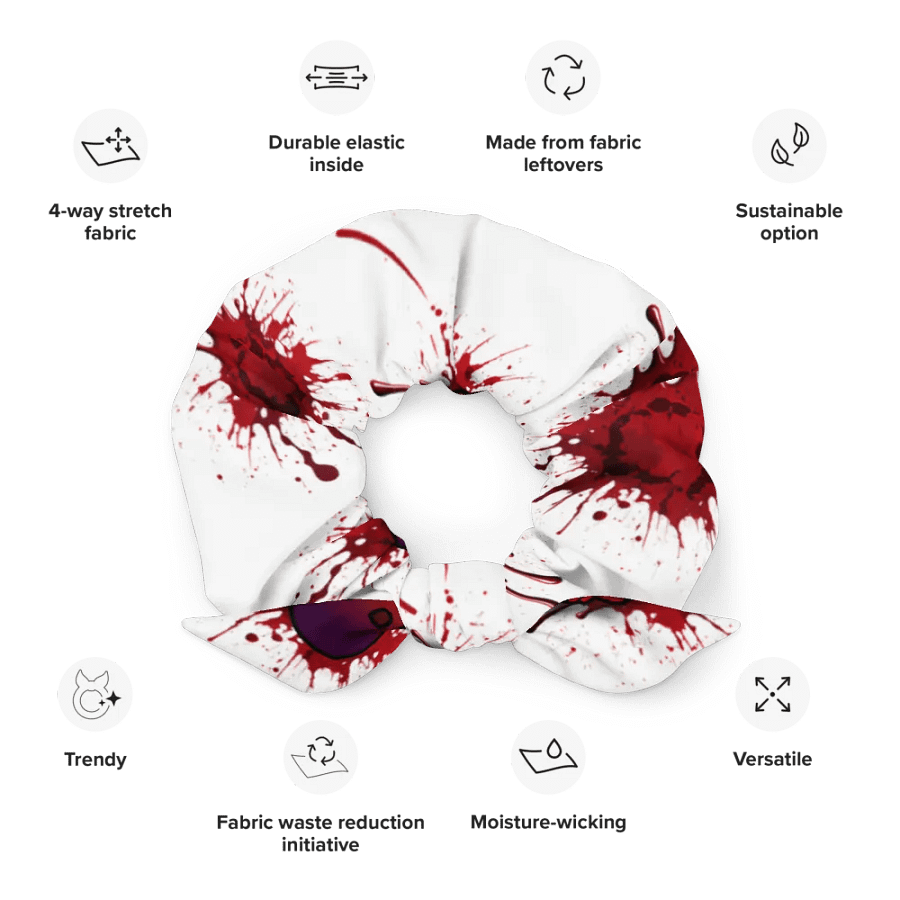 Bloodied Skulls Print Scrunchie product image (12)