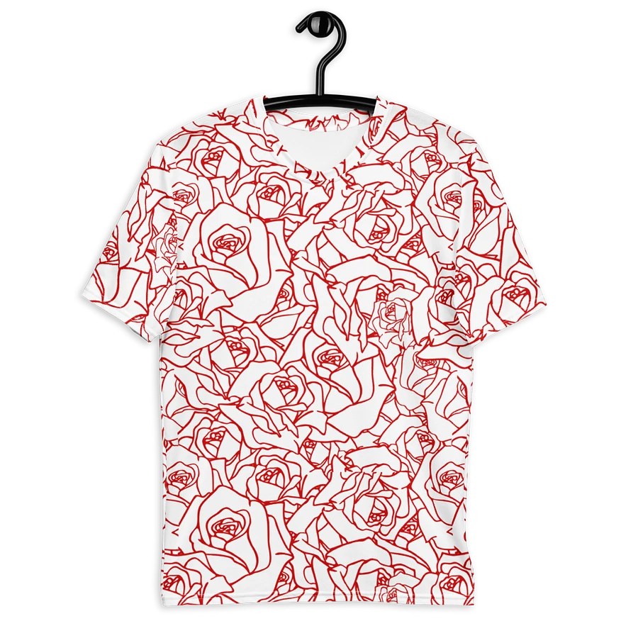 Loads of Roses · white-red crew neck t-shirt product image (22)