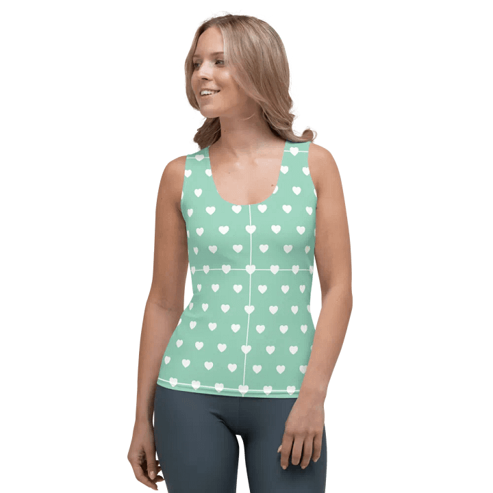 Pastel Heart Seamless Pattern Women's Tank Top product image (1)