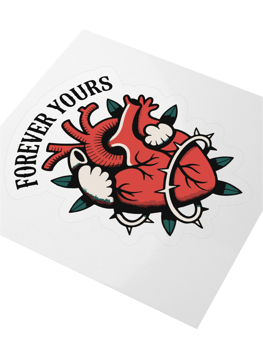 Forever Yours Heart Sticker product image (9)