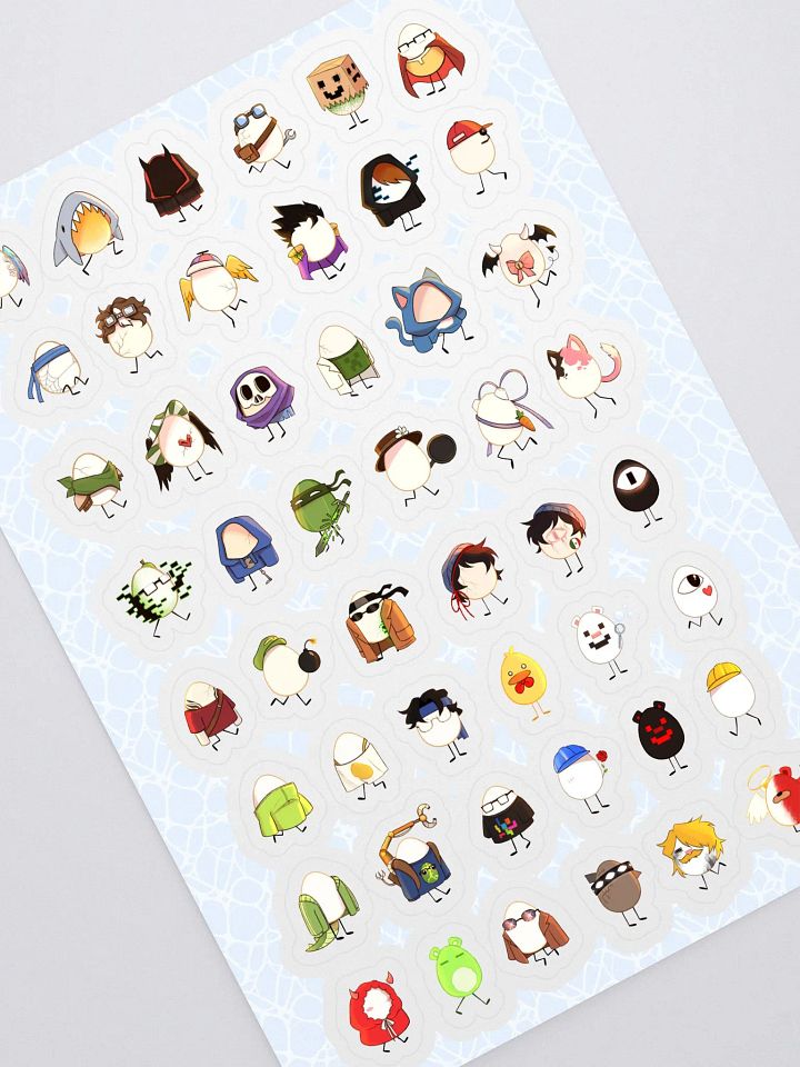 So many eggs! Sticker Sheet product image (2)