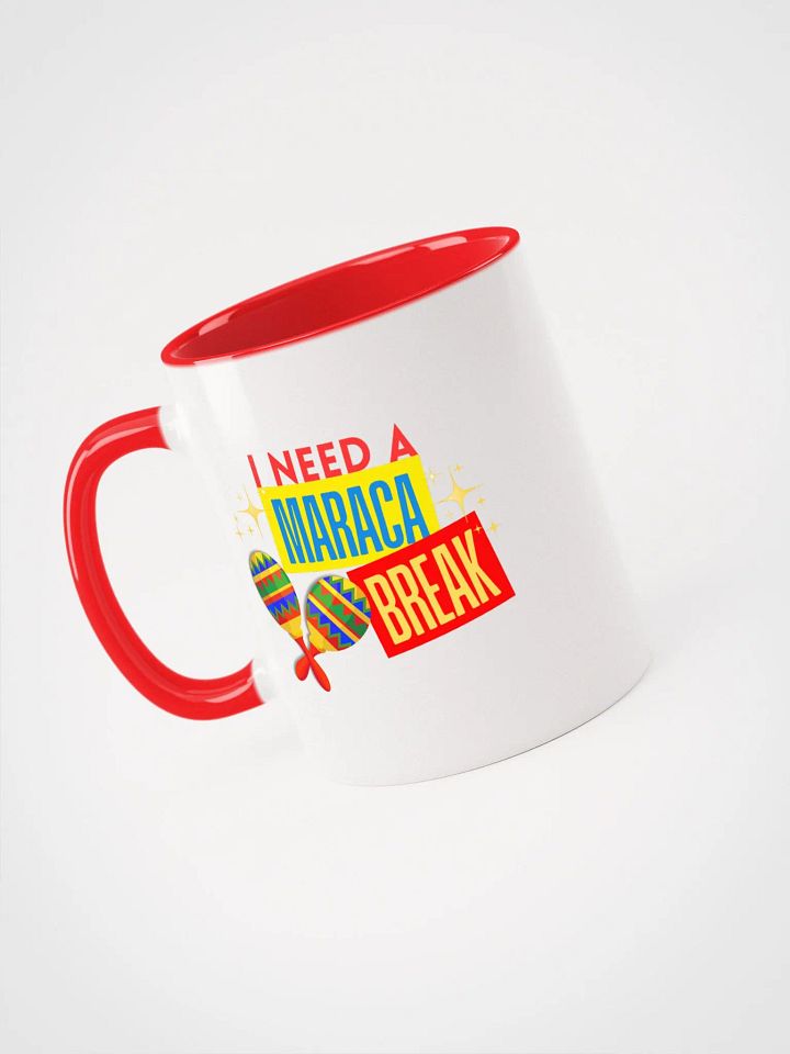 "I Need A Maraca Break" color accent mug product image (1)