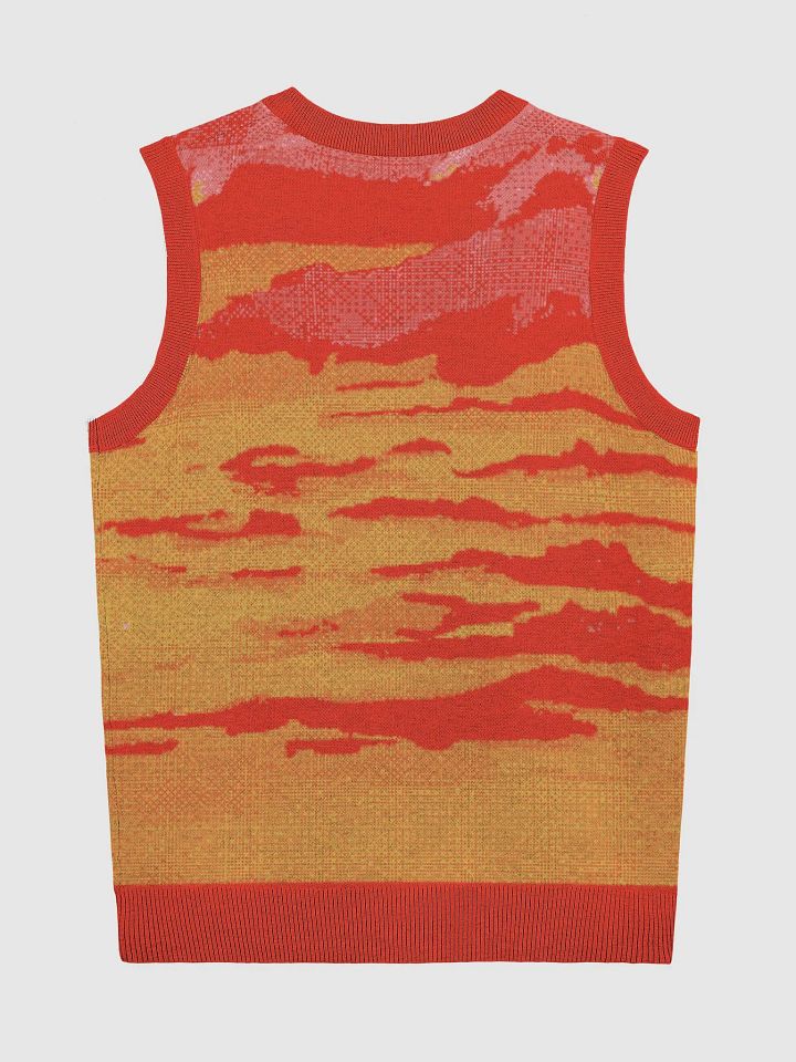 Sunset Serenity V-neck Sweater product image (2)