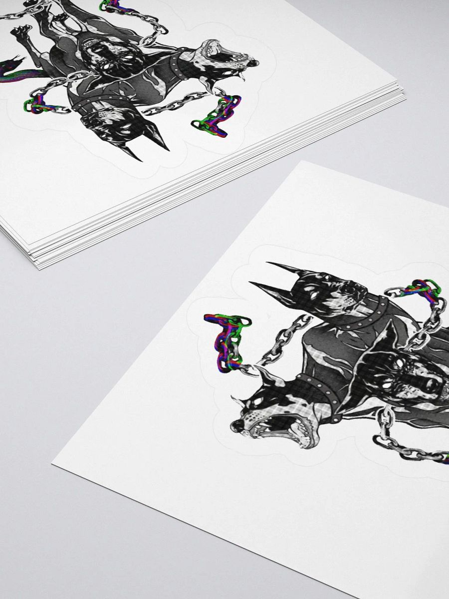 "Three Headed Guardian" Kiss-Cut Sticker product image (9)