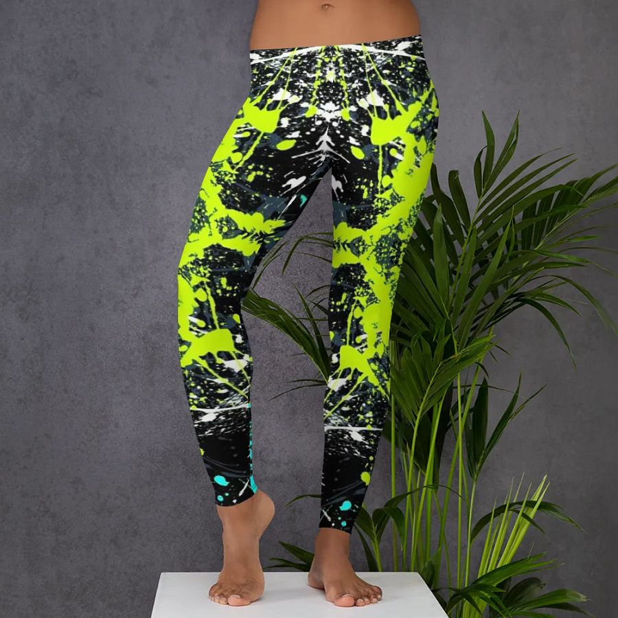 Leggings – Color Splash Print for Vibrant & Bold Style product image (5)